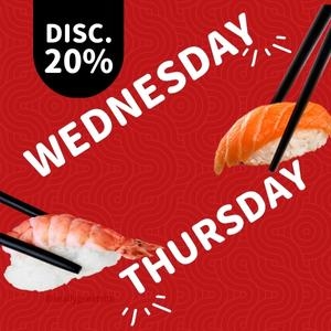 promo 20%  mercredi et jeudi 